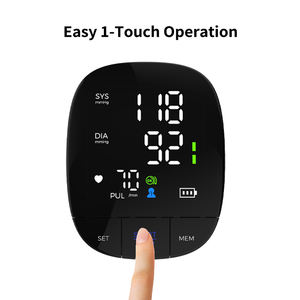 Monitor de presión arterial para la parte superior del brazo, Panel LED negro, pantalla grande, <span class=keywords><strong>BPM</strong></span> electrónica automática - Product Image 6