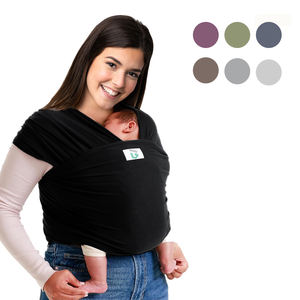 95% polyester 5% élasthanne Porte-bébé facile à <span class=keywords><strong>porter</strong></span> Écharpe de portage Lavable et réutilisable pour les <span class=keywords><strong>nouveau</strong></span>-nés Porte-bébé Échantillon gratuit - Product Image 4