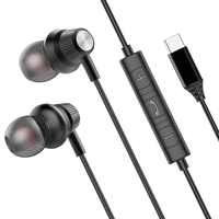 Écouteurs intra-auriculaires Type C haute définition avec micro intégré et touches de volume pour centres d'appels – Remise sur les achats en gros