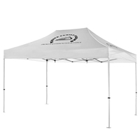 Tonnelle publicitaire extérieure personnalisée en aluminium et polyester 3x4,5m (10x15FT) toutes saisons, imperméable, pour événements promotionnels