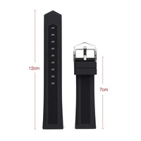 Tali Jam Tangan Silikon Fleksibel Tahan Lama Lepas Cepat untuk T Issot untuk O Mega Galaxy Rubber Watch Band 18mm 20mm 22mm 24mm 26mm