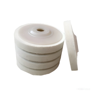 <span class=keywords><strong>Areal</strong></span> 4 pulgadas 100mm 6,0mm almohadilla de pulido de fieltro de lana gruesa rueda de pulido de vidrio de dureza media OEM/ODM personalizable 1 año - Product Image 5