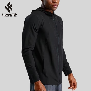 Giacca invernale Hip Hop da uomo personalizzata per il Fitness all'aperto da Jogging sport da calcio con cerniera taglie forti abbigliamento sportivo all'ingrosso - Product Image 1