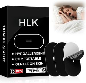 HLK-Bandes personnalisables respirantes hypoallergéniques pour <span class=keywords><strong>la</strong></span> bouche, réduction du ronflement, amélioration du sommeil, patchs pour le corps, meilleures nuits, bouche - Product Image 1