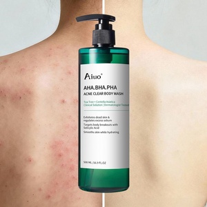 Gel Douche Corporel <span class=keywords><strong>AHA</strong></span> <span class=keywords><strong>BHA</strong></span> PHA Marque Blanche Nourrissant Anti-Âge Arbre à Thé Centella Anti-Acné Naturel aux Herbes - Product Image 2