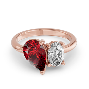 Anillo de Oro Blanco Sólido de 18K con Banda Trenzada Entrelazada, Anillo de Aniversario de Bodas con Diamantes Cultivados en Laboratorio con Engaste Pavé para Mujer - Product Image 6