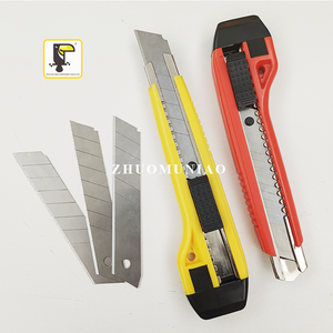 Cuchillo multiusos de 18 mm con mango de PP, cuchilla deslizante para papel pintado, estiletes - Product Image 5