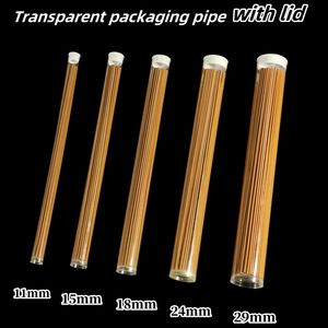 Tabung Kemasan Batang Kemenyan PC dengan Tutup Tabung Plastik Transparan Produk Tabung Plastik Berongga Bundar Kemasan Tabung Keras Transparan - Product Image 2
