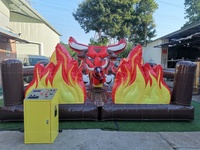 Machine de rodéo mécanique gonflable en gros pour jeux d'équitation de taureau mécanique