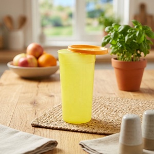 Food Grade PP <b>Plastic</b> <b>Cup</b> with Secure Lid Reusable Drink Container for Bubble Tea, Juice, Coffee, Smoothies and More - Product Image 1
