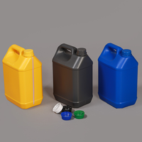 Bouteilles vides en plastique de luxe, vente en gros, 1 gallon, 2 gallons, 5 gallons
