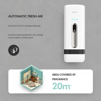 Tout nouveau diffuseur d'air automatique mural écologique en ABS à deux pièces avec écran LCD 300ML, contrôle par capteur, pour salle de bain et cuisine