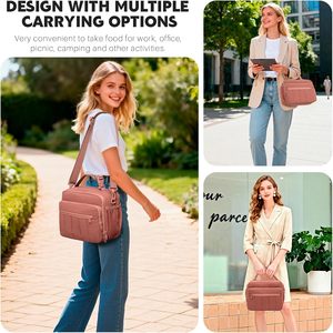 Sac à déjeuner matelassé et isolé, léger et mignon pour garçons, filles, adultes et enfants – Idéal pour le travail, les voyages et les pique-niques - Product Image 5