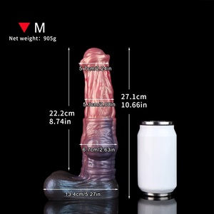 Fantasy Big Monster <b>Dildo</b> Penis Silicone Realistic Horse Animal Penis Strap Soft Suction Cup - Product Image 5