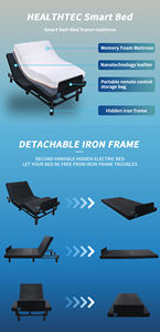 <span class=keywords><strong>Lit</strong></span> intelligent moderne avec télécommande filaire, mécanisme de <span class=keywords><strong>lit</strong></span> électrique réglable à vibrations sans espace libre pour les meubles de chambre à coucher - Product Image 4