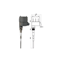 Sensor de Agua por Admitancia RF AVI-PDU-1118 de Alta Sensibilidad y Larga Vida Útil para Tanques de Aguas Residuales
