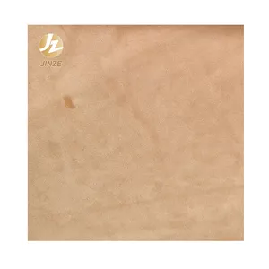 JZ трикотажная полиэфирная ткань из искусственного меха Sherpa Shu Velveteen с низким ворсом плюшевая ткань
