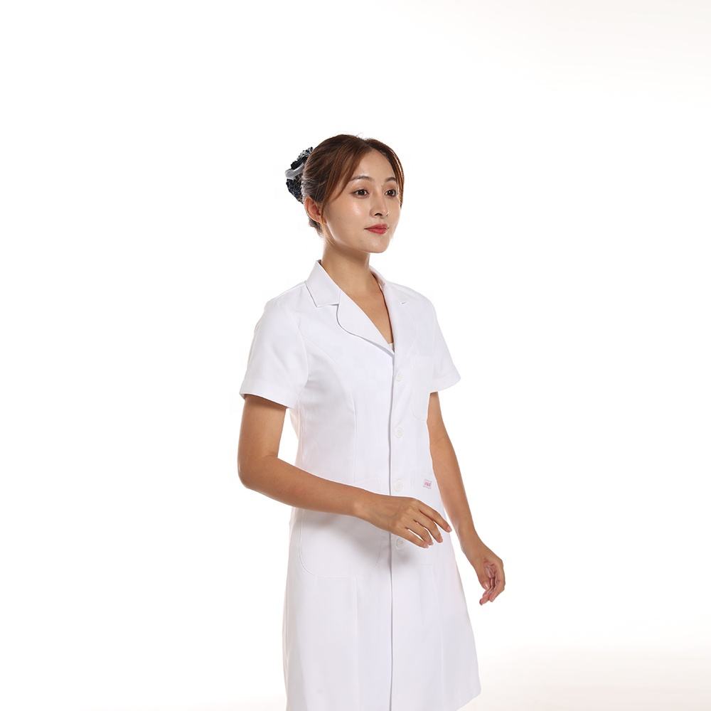 V-neck 100% Cotton Blouse Customized Medical Uniforms