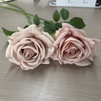 W-A0309 Nouveau design, roses artificielles de haute qualité au toucher réel, grandes fleurs artificielles au toucher réel pour mariage