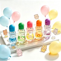 Coffret de Cologne pour Bébé Philippines, Parfum Lait, Fleurs et Fruits, Senteur Fraîche, Baleine Bleue, Éléphant Rose, Orange, Lion, Hibou Violet, 25ml