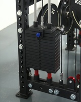 Équipement de musculation pour salle de sport à domicile, nouvelle conception 2024, entraînement de la force musculaire, machine multifonctionnelle à câble croisé, machine Smith