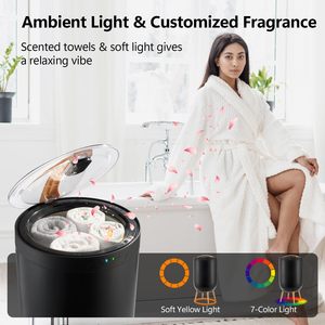Calentador de <span class=keywords><strong>Toallas</strong></span> Eléctrico de 20L con Altavoz Bluetooth para Música, Podcasts y Luz Nocturna RGB, para Hogar y Hotel, con 1 Año de Garantía - Product Image 4