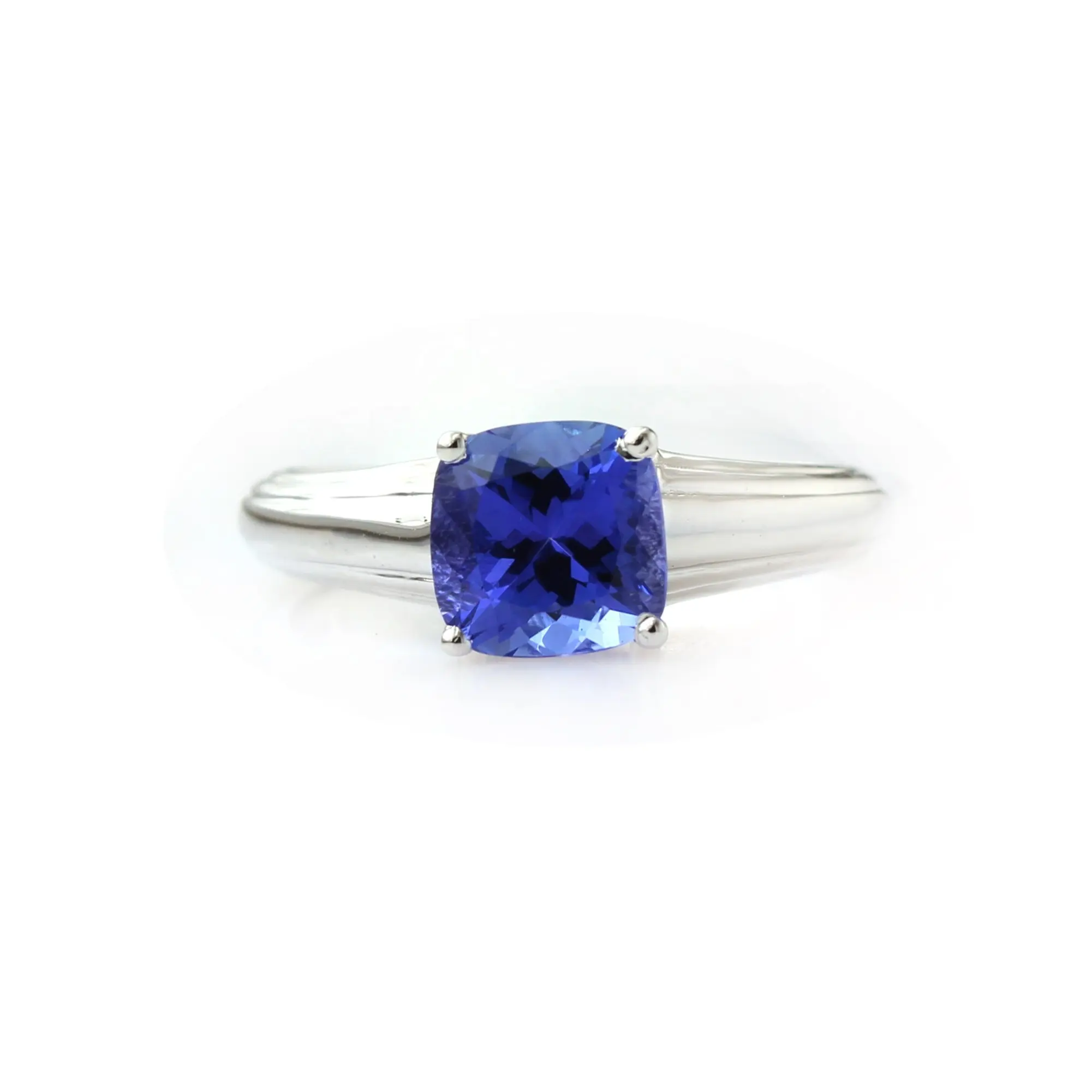 Best Sold Gemstone Design Tanzanite Colored CZ 925 Sterling Silver Rings Fine Quality Gemstone Silver Rings