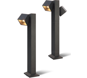 Lampadaire de jardin extérieur en aluminium IP65 12W/18W LED - Product Image 2
