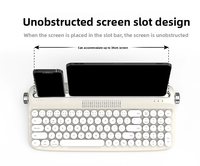 Clavier à membrane sans fil Bluetooth 5.2 + filaire USB Type C, 82 touches ergonomiques, modèle exclusif B309 Actto, certifié KC CE RoHS FCC TELEC - Meilleures ventes