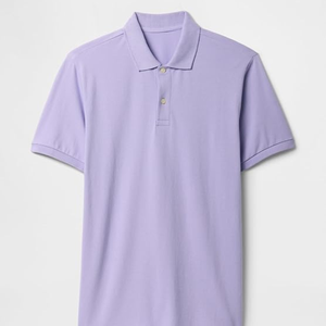 Camiseta Polo Clásica de Algodón para Hombre |   Top de Punto de Manga Corta, Suave y Transpirable para Uso Casual, Trabajo y Uniformes |   Fabricante OEM ODM - Product Image 1