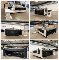Máquina de corte CNC con cuchilla oscilante para tela de techo de coche, espuma y algodón acústico con mesa de vacío