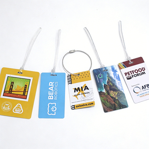 Etiqueta de Equipaje de PVC Personalizada, Accesorios de Viaje con su Nombre y Mensaje - Product Image 2