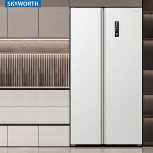 Factory OEM Home Appliance Eletronic Refrigerators 400 500L Double Door <b>Fridge</b> Side by Skyworth Factory OEM Hot Sales Bottom Fre - Product Image 5