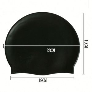 Custom Logo Unisex Soft Swim Cap for Women and Men Intensive Training Comfortable Non-Slip Long Hair Swimming Hat Promotion <b>Gift</b> - Product Image 2