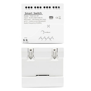 TUYA <span class=keywords><strong>Rele</strong></span>-módulo inalámbrico de Control remoto, receptor RF, relé de bloqueo automático, 4 canales, AC85V, 220V, 250V, interruptor inteligente, <span class=keywords><strong>Wifi</strong></span> - Product Image 3