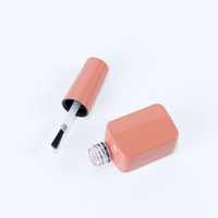 9ML OEM/ODM Uso Industrial UV LED Esmalte de Uñas con Pincel, Botella de Vidrio Transparente Esmerilado para Cosméticos