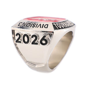 Bague d'honneur personnalisée en alliage plaqué or avec strass argentés, pour les communautés musulmanes du Moyen-Orient et d'Amérique du Nord - Product Image 6