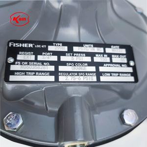 Régulateurs industriels réduisant la pression à commande directe de la série Fisher 299 299H 299HR 299HS 299HV vanne de régulateur de pression de gaz - Product Image 3