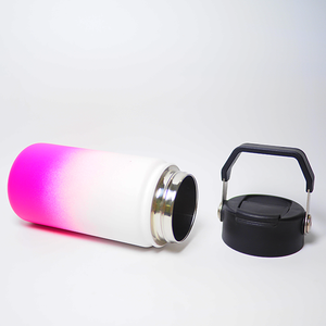 Bouteilles d'eau isothermes en acier inoxydable personnalisées avec logo, sans BPA, Jiahe 024, 12-24h, vert <span class=keywords><strong>lavande</strong></span>, noir, pour voyage. - Product Image 4