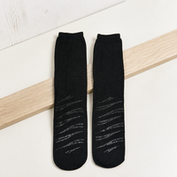 Chaussettes d'hôpital jetables d'automne, antidérapantes, respirantes, écologiques, à double face, à motif de points, pour prévention des chutes chez les personnes obèses