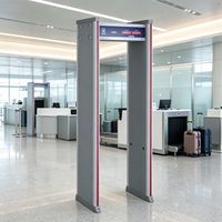 Detector de Metales de Arco de 18 Zonas, Puerta de Inspección de Seguridad de Alta Sensibilidad para Escuelas y Aeropuertos, Clasificación IP54, Ethernet, TSA
