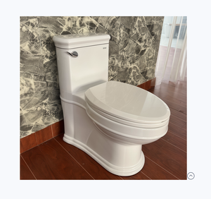 Châu Âu hiện đại phong cách một mảnh gốm PP vuông kéo dài nhà vệ sinh bát dual-tuôn ra tầng gắn S-trap thiết kế nhà vệ sinh thiết lập - Product Image 1