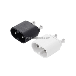 Inserts de prise en laiton IEC prise en cuivre pour câble d'alimentation 16A courant nominal C7 C8 Type inserts électriques bouchons de produit prises - Product Image 1