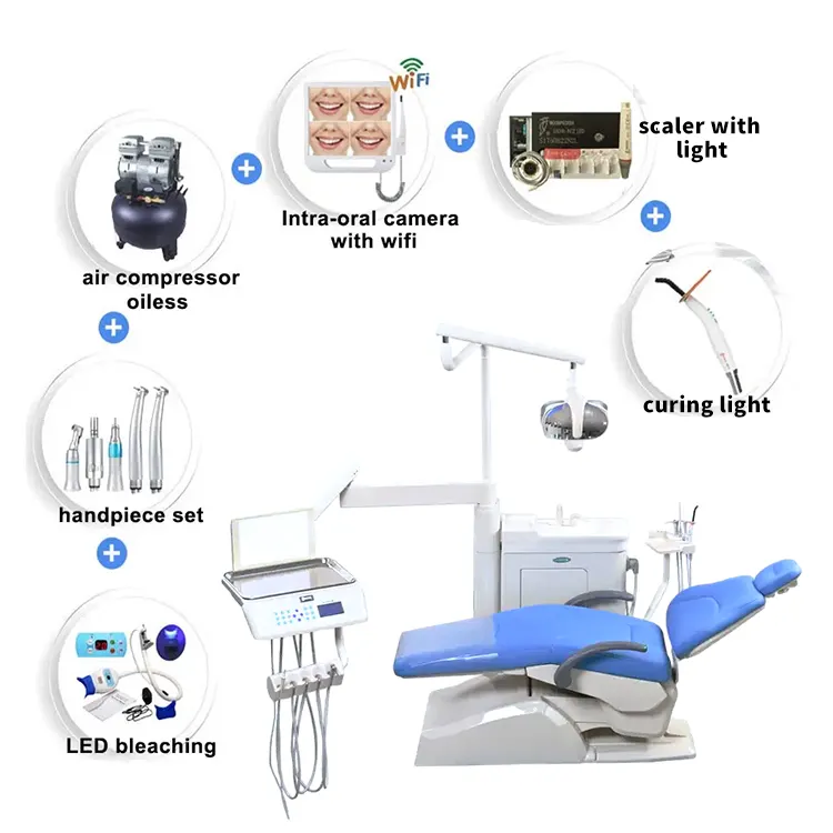 歯科用椅子ユニット高級歯科機器フルセットインプラント歯科用