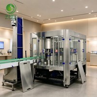 Machine de remplissage de bouteilles à économie d'énergie, ligne de production d'eau complète pour usine d'eau potable de moyenne taille