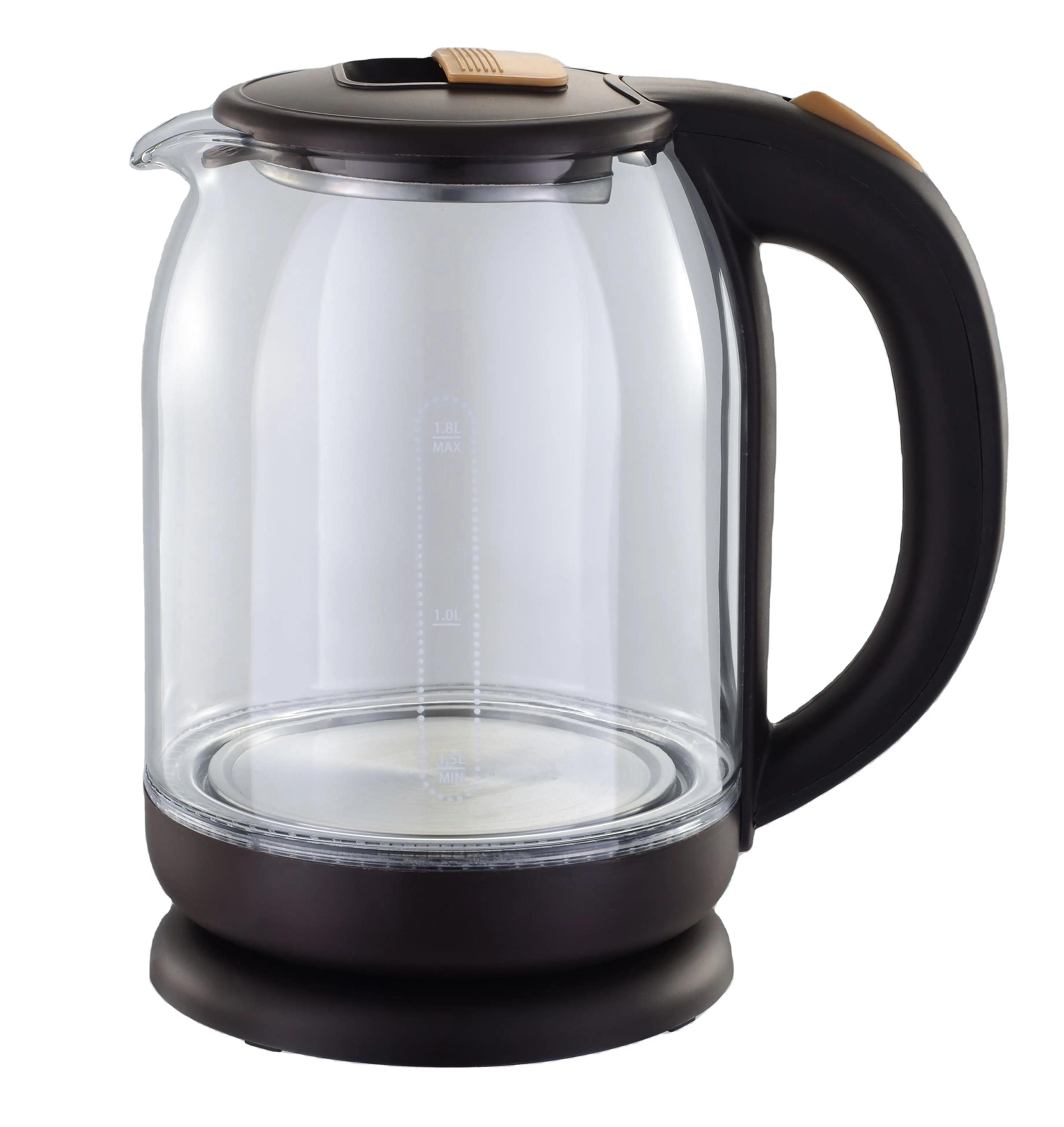 Factory Supplier Spot cordless kettle 1.8L Kettle and teapot Milk boiler coffee teapot glass electric kettle