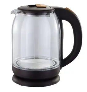 Fournisseur d'usine Bouilloire sans fil Spot 1,8 L Bouilloire et théière Chaudière à lait Théière à café Bouilloire électrique en verre