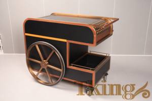 Wijn Food <span class=keywords><strong>Trolley</strong></span> Kar Rose Goud Luxe Zwart Modern Hotel Meubelen Keuken Kar Andere Eetkamer Meubels <span class=keywords><strong>Trolley</strong></span> - Product Image 3