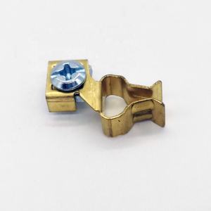 Italia modelo personalizado Metal estampado eléctrico 3 agujeros <span class=keywords><strong>General</strong></span> <span class=keywords><strong>Electric</strong></span> hoja estampado interruptor piezas de latón - Product Image 2