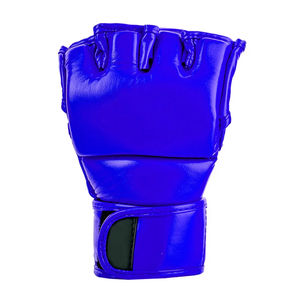 Gants de boxe MMA sans doigts en cuir et mesh pour entraînement adulte, fermeture auto-agrippante, taille/couleur personnalisable, évacuation de l'humidité, UFC - Product Image 2